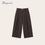 SINGLE-PLEAT WIDE TROUSERS